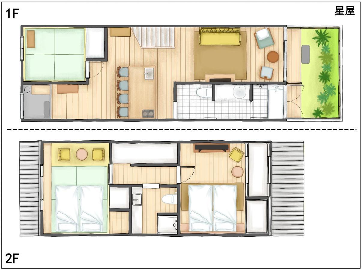 Guesthouse-Hana Starry Villa Киото Экстерьер фото